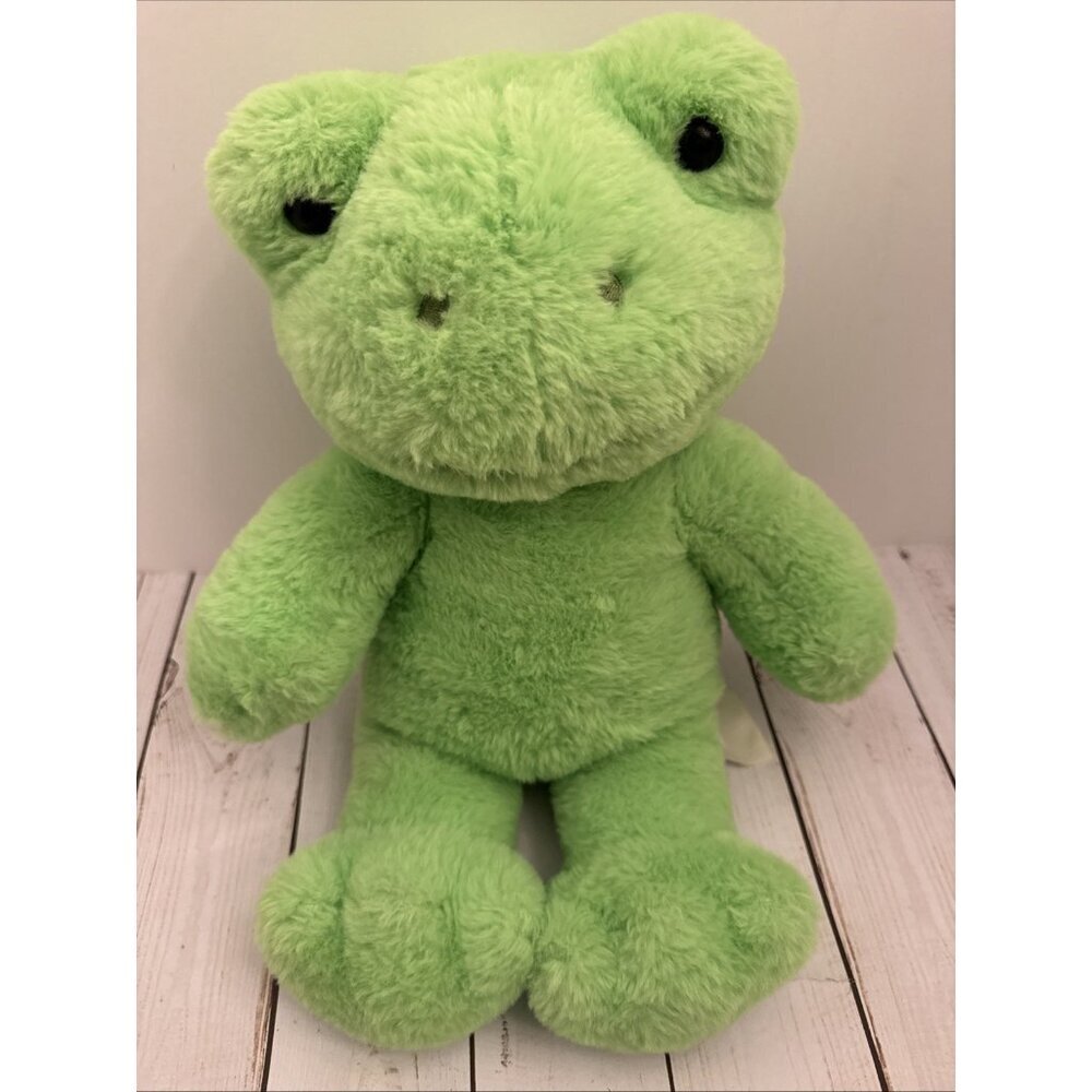 2023 Build-A-Bear Workshop Green Frog 16" Plush EUC